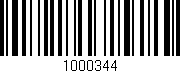 Código de barras (EAN, GTIN, SKU, ISBN): '1000344'