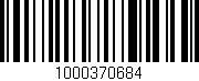Código de barras (EAN, GTIN, SKU, ISBN): '1000370684'
