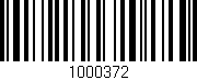 Código de barras (EAN, GTIN, SKU, ISBN): '1000372'