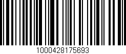 Código de barras (EAN, GTIN, SKU, ISBN): '1000428175693'