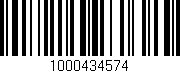 Código de barras (EAN, GTIN, SKU, ISBN): '1000434574'