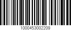 Código de barras (EAN, GTIN, SKU, ISBN): '1000453002209'