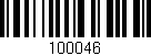 Código de barras (EAN, GTIN, SKU, ISBN): '100046'
