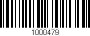 Código de barras (EAN, GTIN, SKU, ISBN): '1000479'