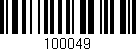 Código de barras (EAN, GTIN, SKU, ISBN): '100049'