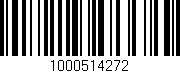 Código de barras (EAN, GTIN, SKU, ISBN): '1000514272'