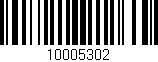 Código de barras (EAN, GTIN, SKU, ISBN): '10005302'