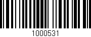 Código de barras (EAN, GTIN, SKU, ISBN): '1000531'