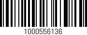 Código de barras (EAN, GTIN, SKU, ISBN): '1000556136'