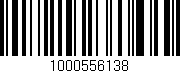 Código de barras (EAN, GTIN, SKU, ISBN): '1000556138'