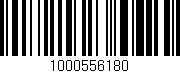 Código de barras (EAN, GTIN, SKU, ISBN): '1000556180'