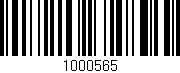 Código de barras (EAN, GTIN, SKU, ISBN): '1000565'