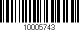 Código de barras (EAN, GTIN, SKU, ISBN): '10005743'