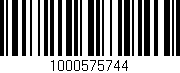 Código de barras (EAN, GTIN, SKU, ISBN): '1000575744'