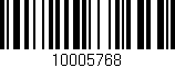 Código de barras (EAN, GTIN, SKU, ISBN): '10005768'