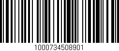 Código de barras (EAN, GTIN, SKU, ISBN): '1000734508901'