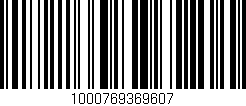 Código de barras (EAN, GTIN, SKU, ISBN): '1000769369607'