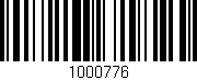 Código de barras (EAN, GTIN, SKU, ISBN): '1000776'