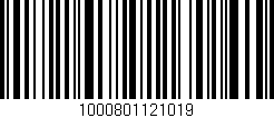 Código de barras (EAN, GTIN, SKU, ISBN): '1000801121019'