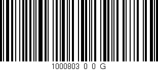 Código de barras (EAN, GTIN, SKU, ISBN): '1000803_0_0_G'