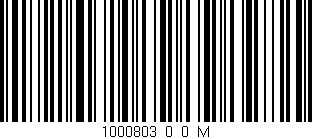 Código de barras (EAN, GTIN, SKU, ISBN): '1000803_0_0_M'