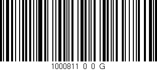 Código de barras (EAN, GTIN, SKU, ISBN): '1000811_0_0_G'