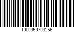 Código de barras (EAN, GTIN, SKU, ISBN): '1000858708256'