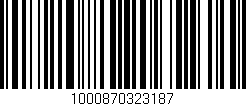 Código de barras (EAN, GTIN, SKU, ISBN): '1000870323187'
