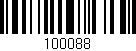 Código de barras (EAN, GTIN, SKU, ISBN): '100088'