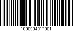 Código de barras (EAN, GTIN, SKU, ISBN): '1000904017301'