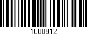 Código de barras (EAN, GTIN, SKU, ISBN): '1000912'
