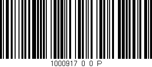 Código de barras (EAN, GTIN, SKU, ISBN): '1000917_0_0_P'