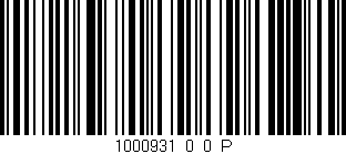 Código de barras (EAN, GTIN, SKU, ISBN): '1000931_0_0_P'