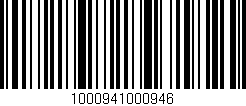 Código de barras (EAN, GTIN, SKU, ISBN): '1000941000946'