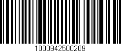 Código de barras (EAN, GTIN, SKU, ISBN): '1000942500209'