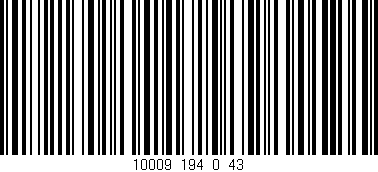 Código de barras (EAN, GTIN, SKU, ISBN): '10009_194_0_43'