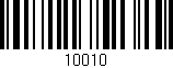 Código de barras (EAN, GTIN, SKU, ISBN): '10010'