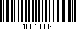 Código de barras (EAN, GTIN, SKU, ISBN): '10010006'
