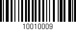 Código de barras (EAN, GTIN, SKU, ISBN): '10010009'