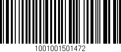 Código de barras (EAN, GTIN, SKU, ISBN): '1001001501472'