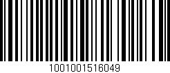 Código de barras (EAN, GTIN, SKU, ISBN): '1001001516049'