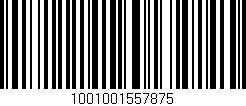 Código de barras (EAN, GTIN, SKU, ISBN): '1001001557875'