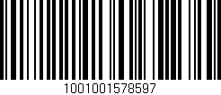 Código de barras (EAN, GTIN, SKU, ISBN): '1001001578597'