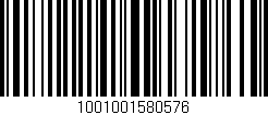 Código de barras (EAN, GTIN, SKU, ISBN): '1001001580576'