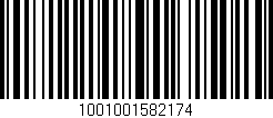 Código de barras (EAN, GTIN, SKU, ISBN): '1001001582174'
