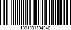 Código de barras (EAN, GTIN, SKU, ISBN): '1001001584048'