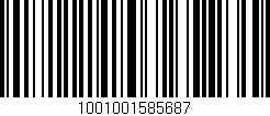 Código de barras (EAN, GTIN, SKU, ISBN): '1001001585687'