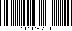 Código de barras (EAN, GTIN, SKU, ISBN): '1001001587209'