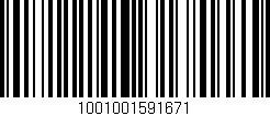 Código de barras (EAN, GTIN, SKU, ISBN): '1001001591671'