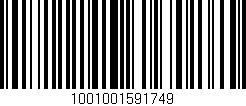 Código de barras (EAN, GTIN, SKU, ISBN): '1001001591749'